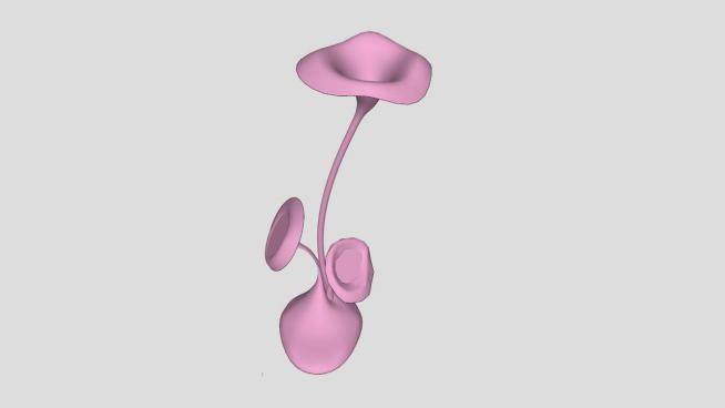蘑菇雕塑SU模型下载_sketchup草图大师SKP模型