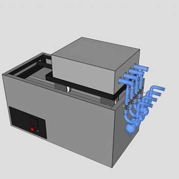 灰王炉混合煤机械SU模型_su模型下载 草图大师模型_SKP模型