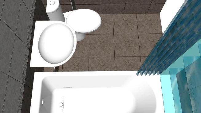 室内浴室空间SU模型下载_sketchup草图大师SKP模型