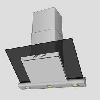 侧吸式油烟机SU模型下载_sketchup草图大师SKP模型