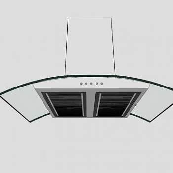 小型抽油烟机SU模型下载_sketchup草图大师SKP模型