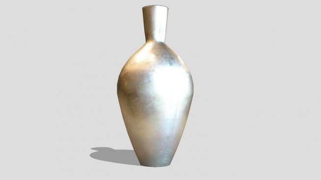 陶瓷陶罐花瓶摆件SU模型下载_sketchup草图大师SKP模型