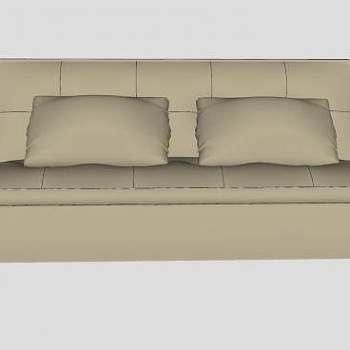 两座现代沙发家具SU模型下载_sketchup草图大师SKP模型