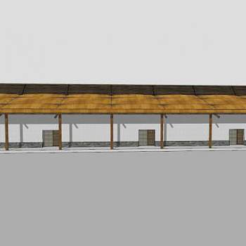 茅草房茅草屋SU模型下载_sketchup草图大师SKP模型