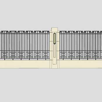 欧式廊架花圃花坛SU模型下载_sketchup草图大师SKP模型