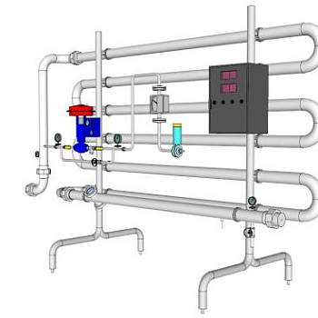 阀门管道SU模型_su模型下载 草图大师模型_SKP模型