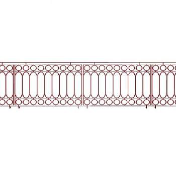 欧式铁艺围栏栏栅SU模型下载_sketchup草图大师SKP模型