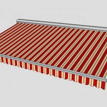 商铺外伸的挡棚SU模型下载_sketchup草图大师SKP模型