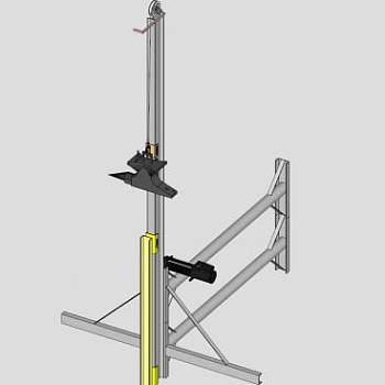 铁匠锤打桩机SU模型_su模型下载 草图大师模型_SKP模型
