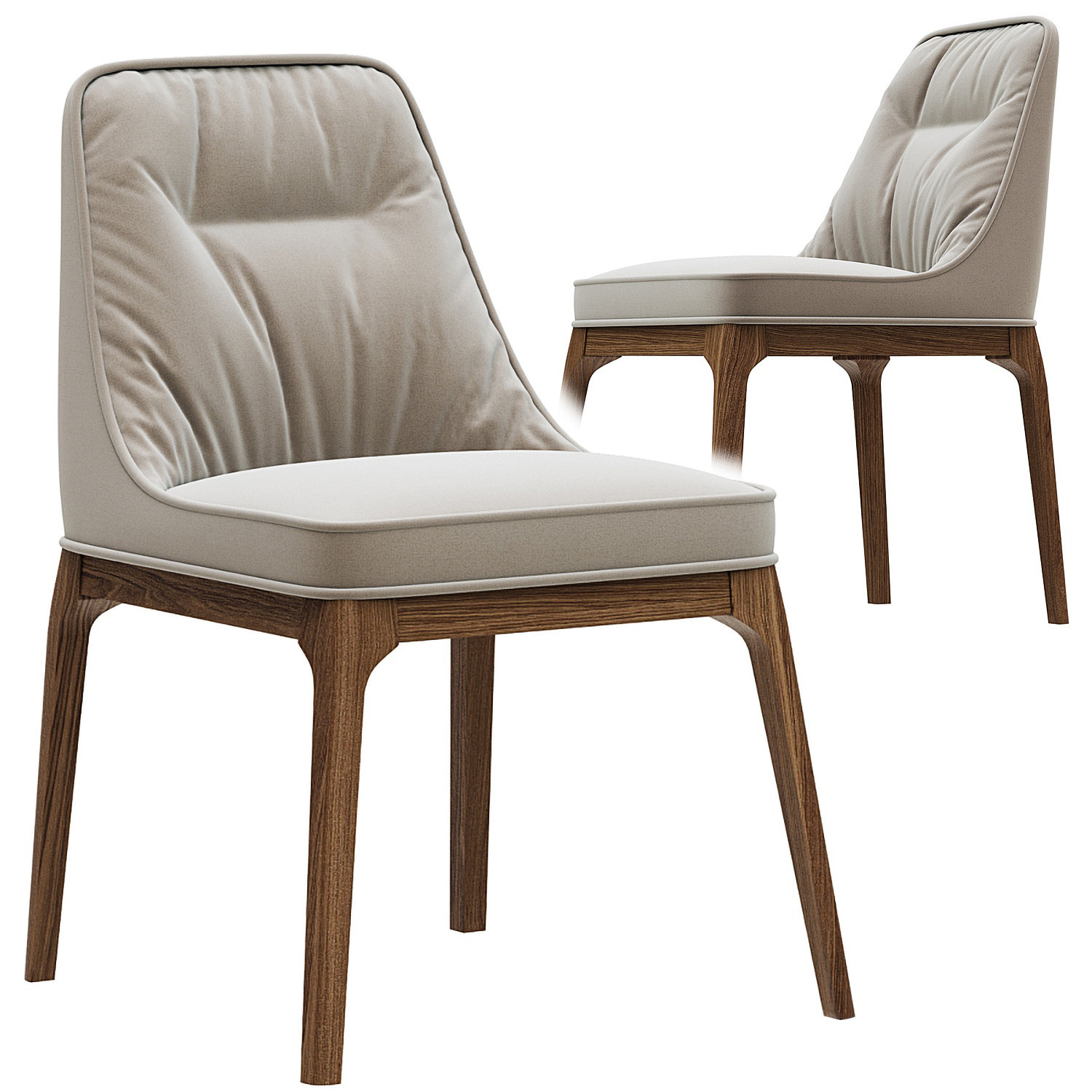 06Dantone Home 现代布艺餐椅,椅子,单椅 (1)3d模型下载