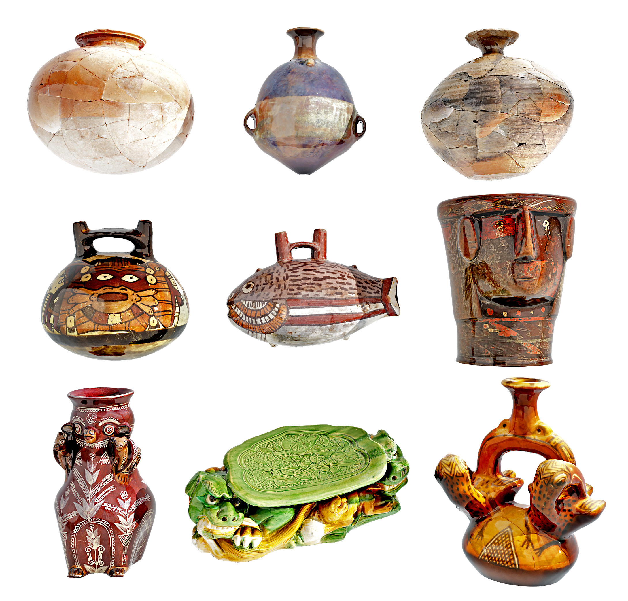 新中式陶瓷器皿,3d模型下载