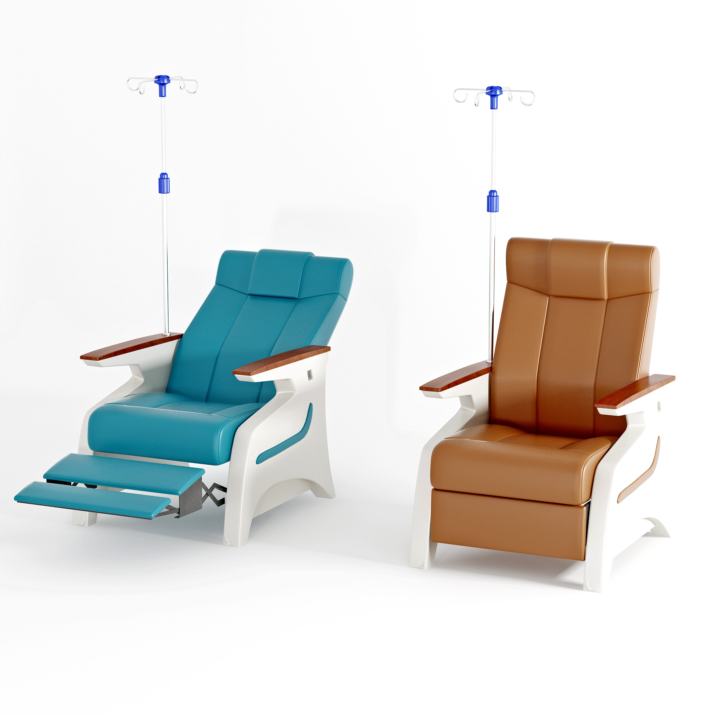 现代医院输液椅3d模型下载