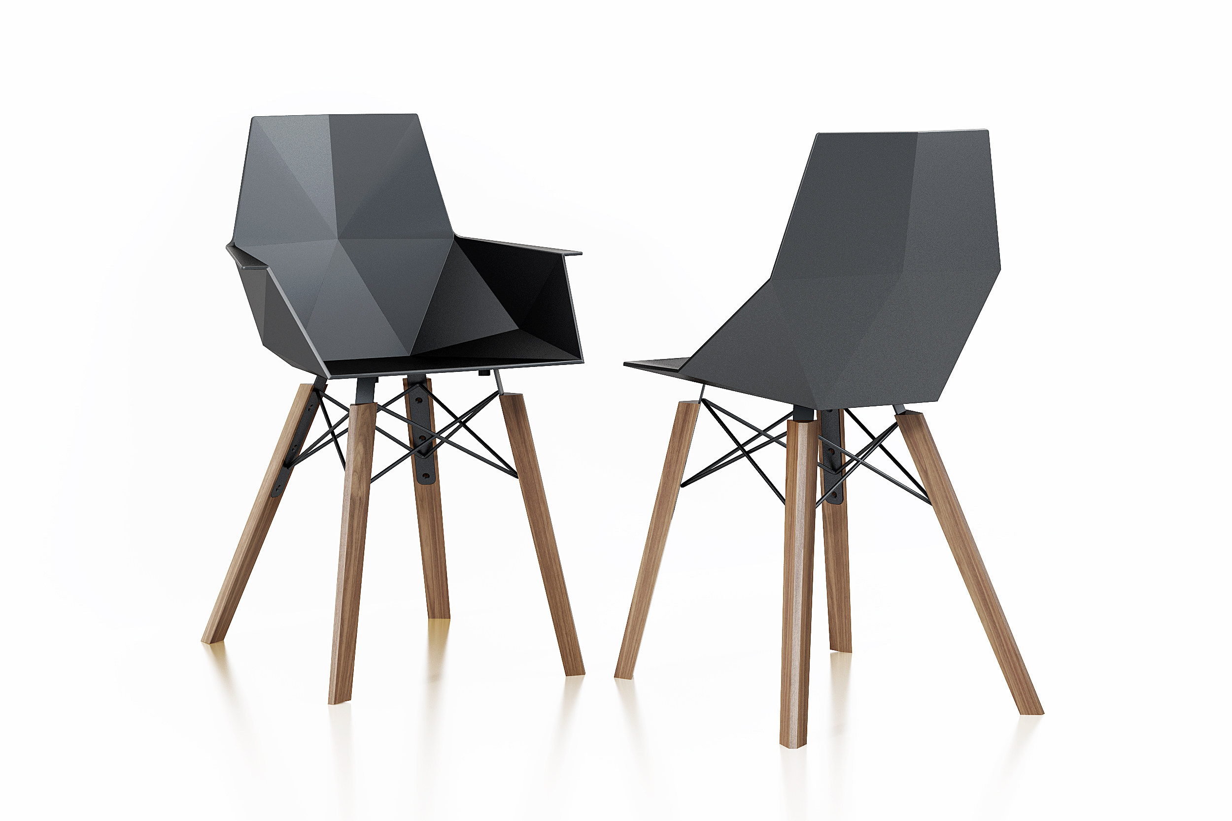 VONDOM 现代餐椅组合3d模型下载