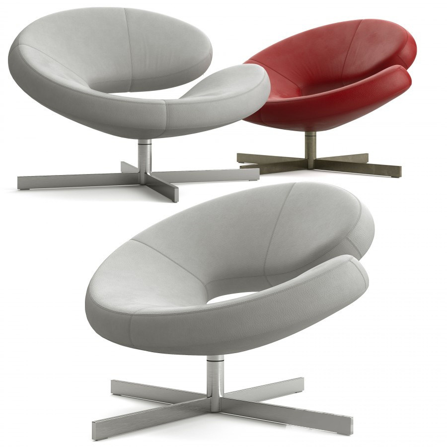 Roche Bobois 现代办公椅3d模型下载