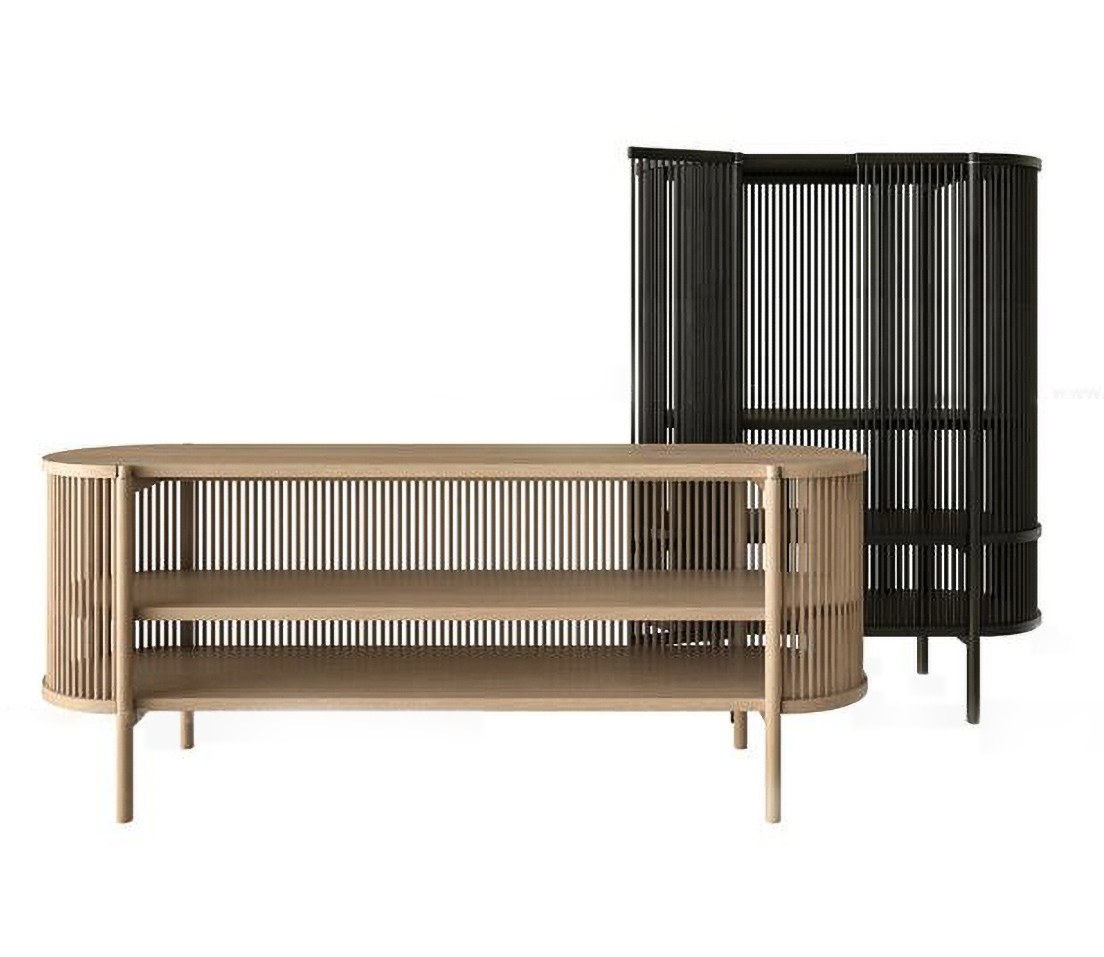 现代木质装饰柜3d模型下载