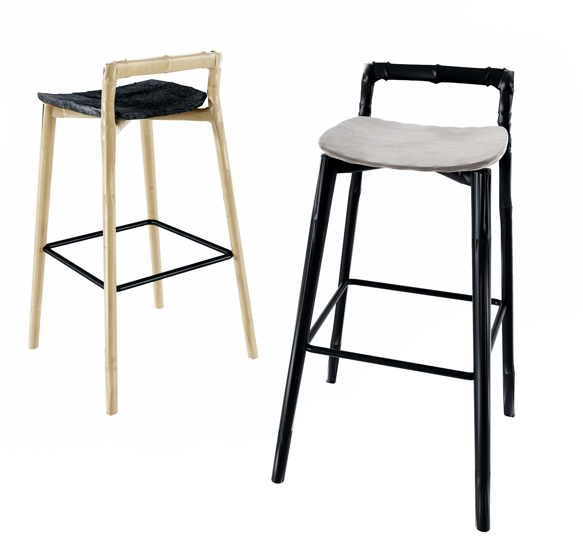 现代吧椅,高脚椅,椅子3d模型下载