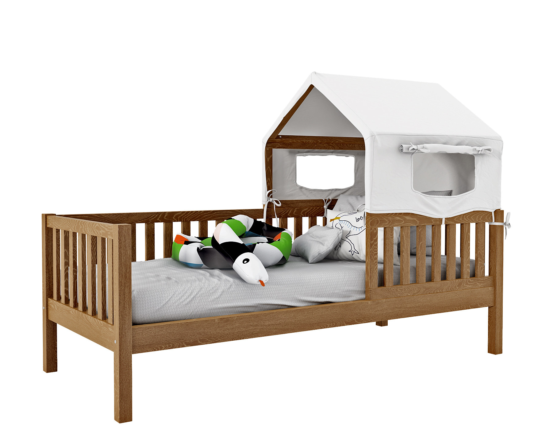 现代儿童床3d模型下载