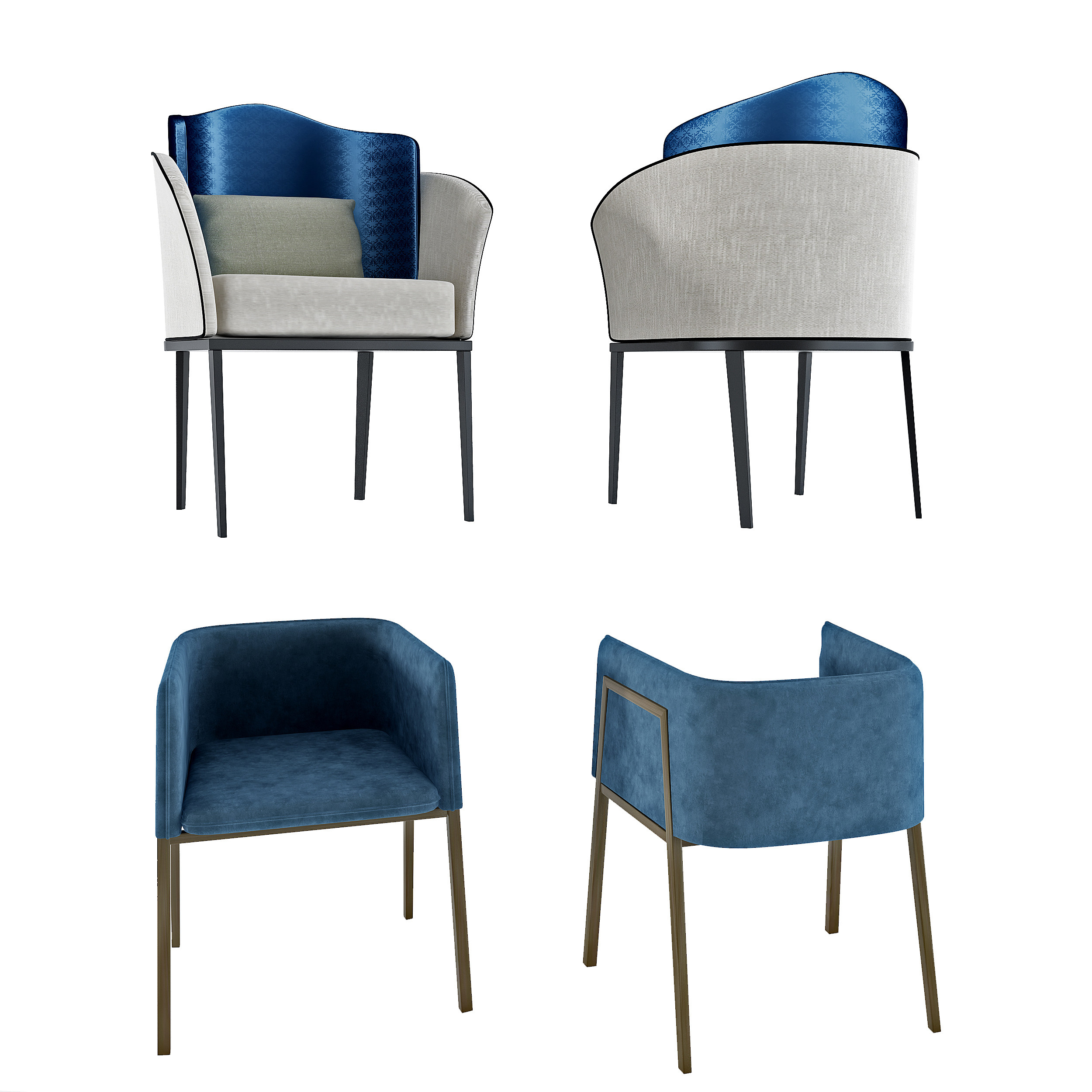 现代单椅,餐椅,,椅子 3d模型下载