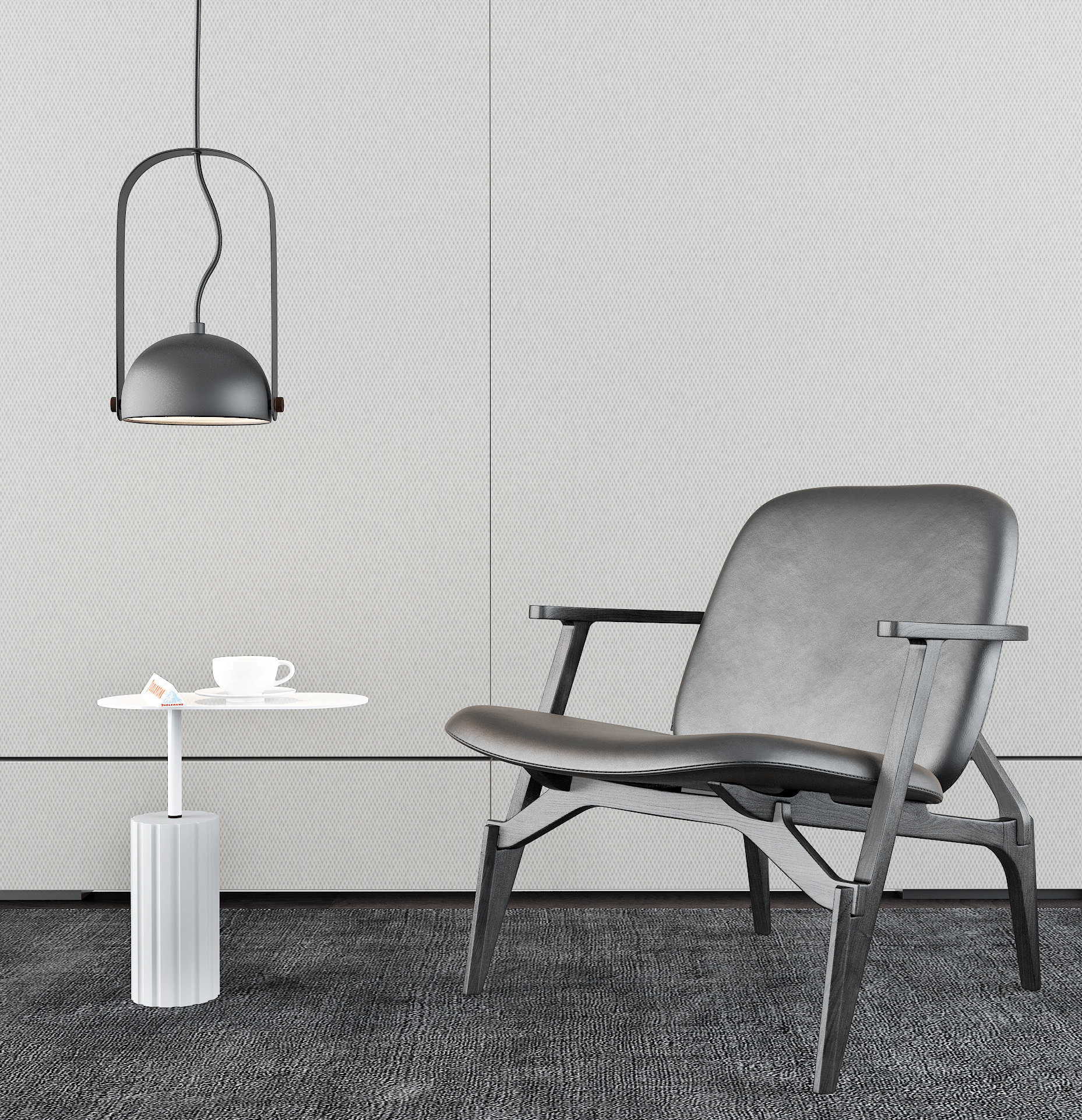 意大利 Zanotta 现代单椅,椅子 (1)3d模型下载
