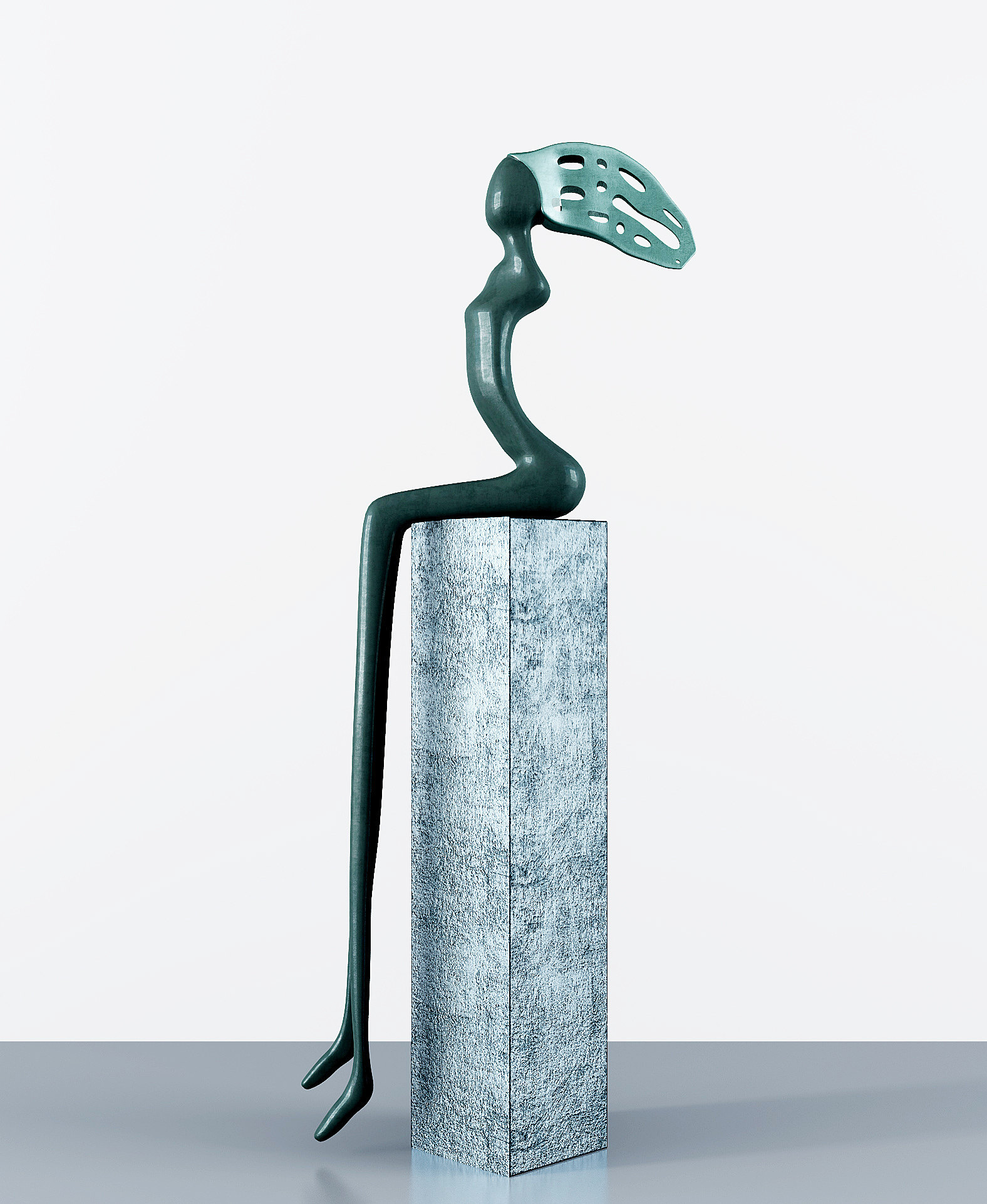 现代抽象人物雕塑3d模型下载