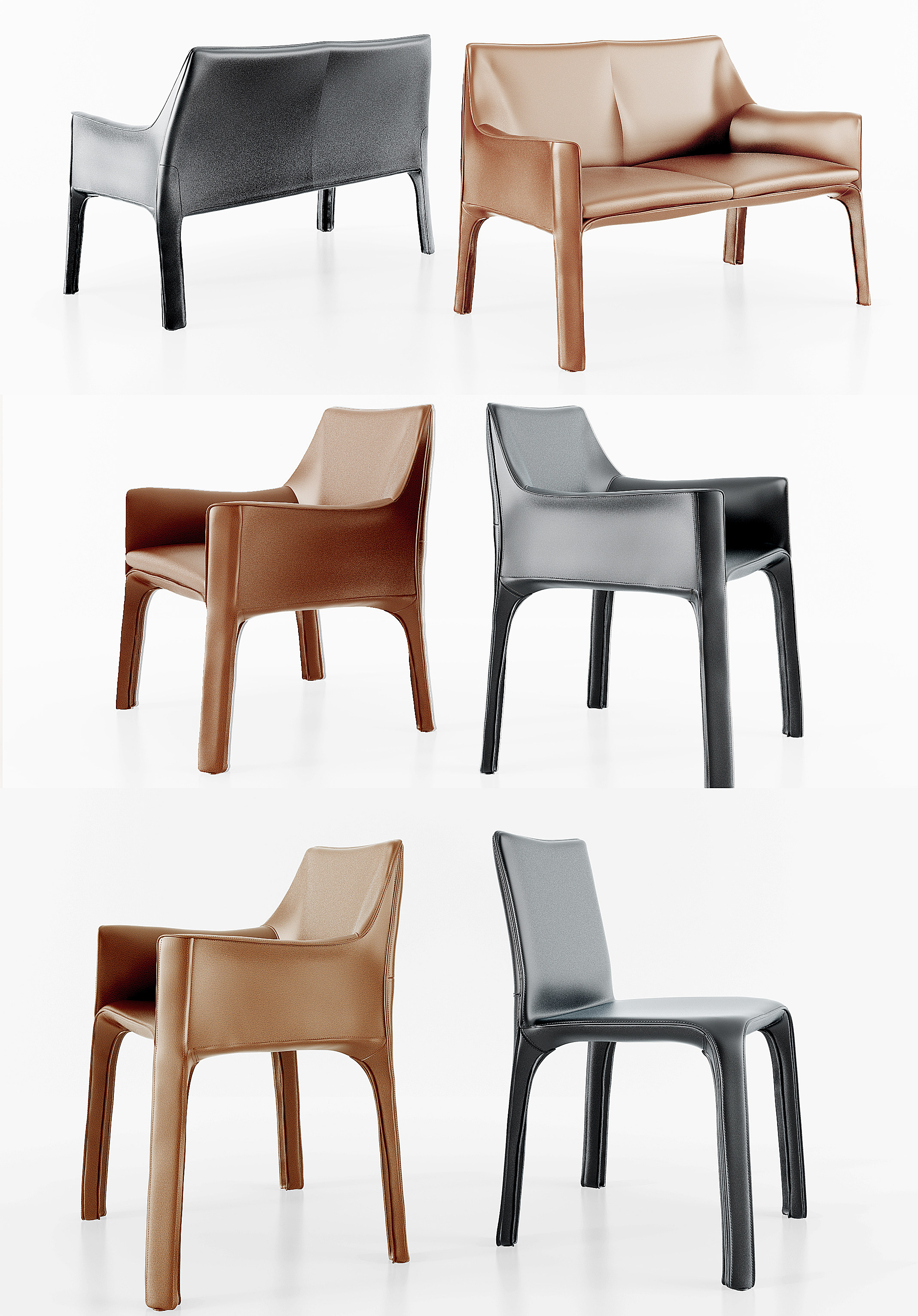 现代餐椅,休闲椅,椅子 (1)3d模型下载