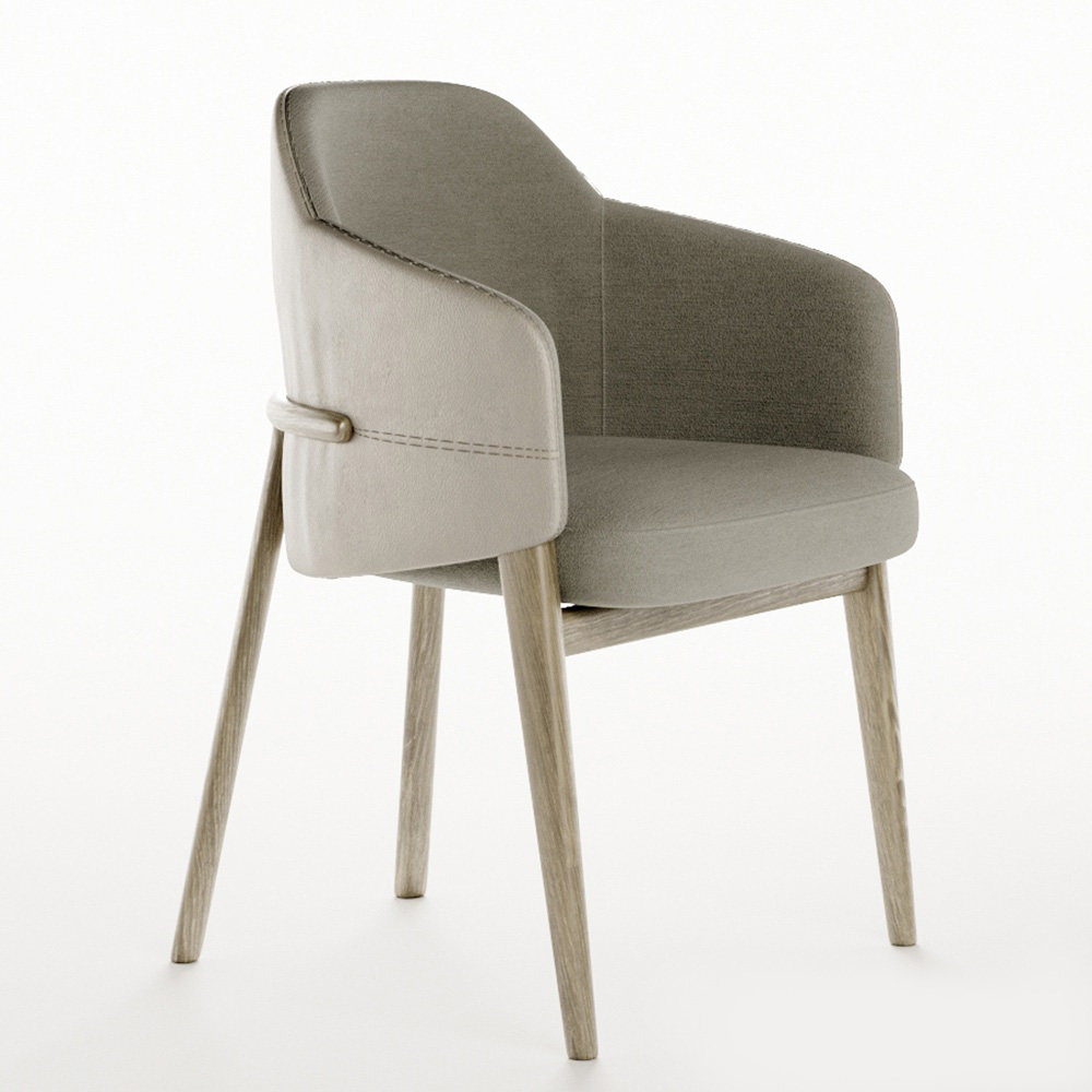 意大利 Piaval 现代休闲餐椅3d模型下载