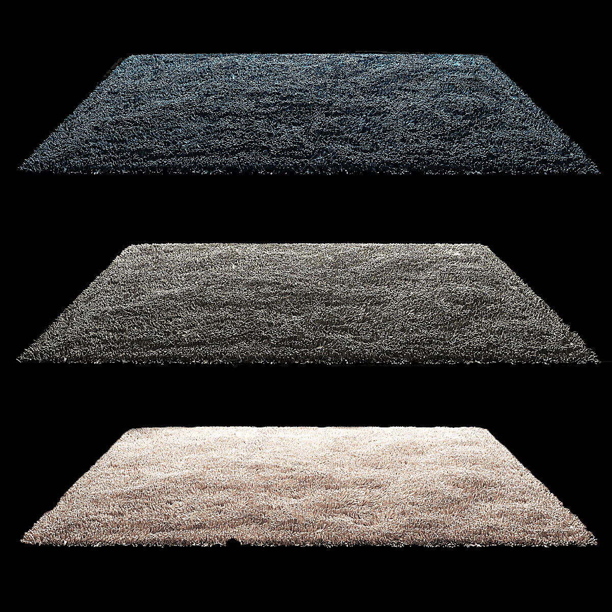 现代地毯3d模型下载