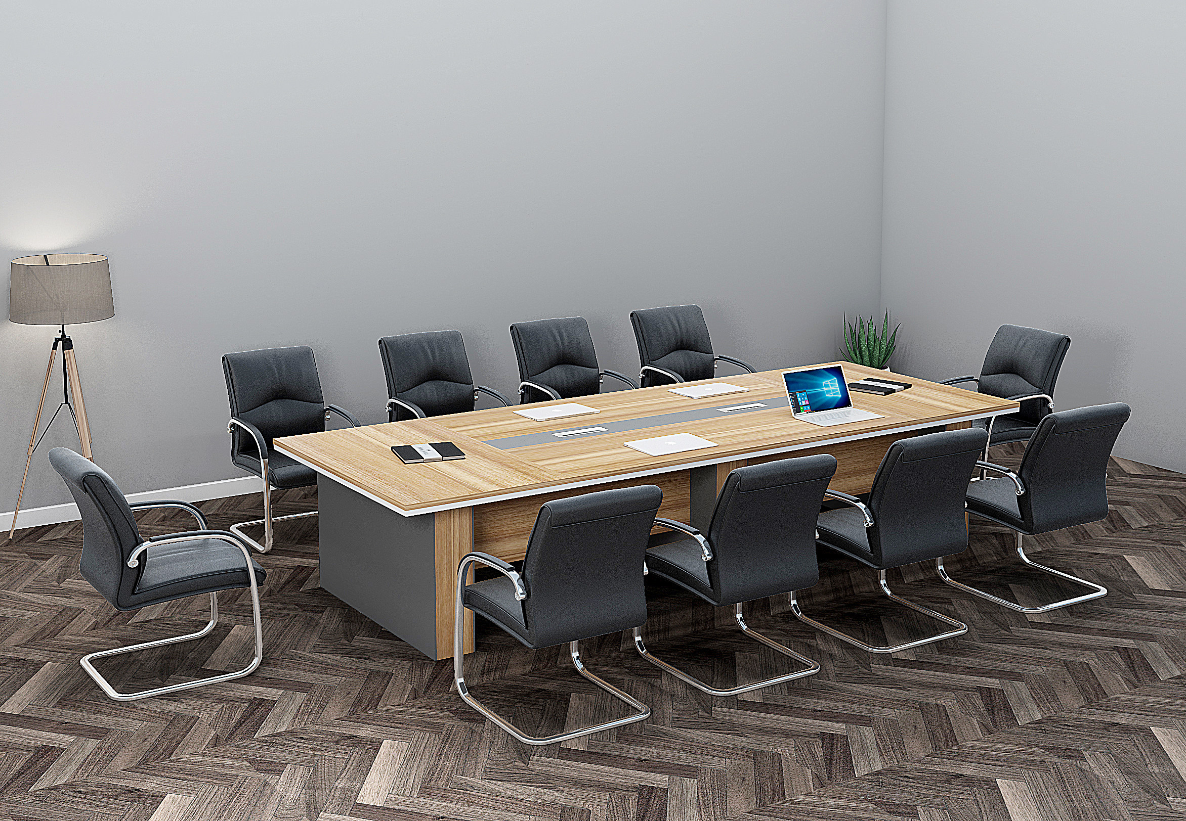 现代小会议桌椅、3d模型下载