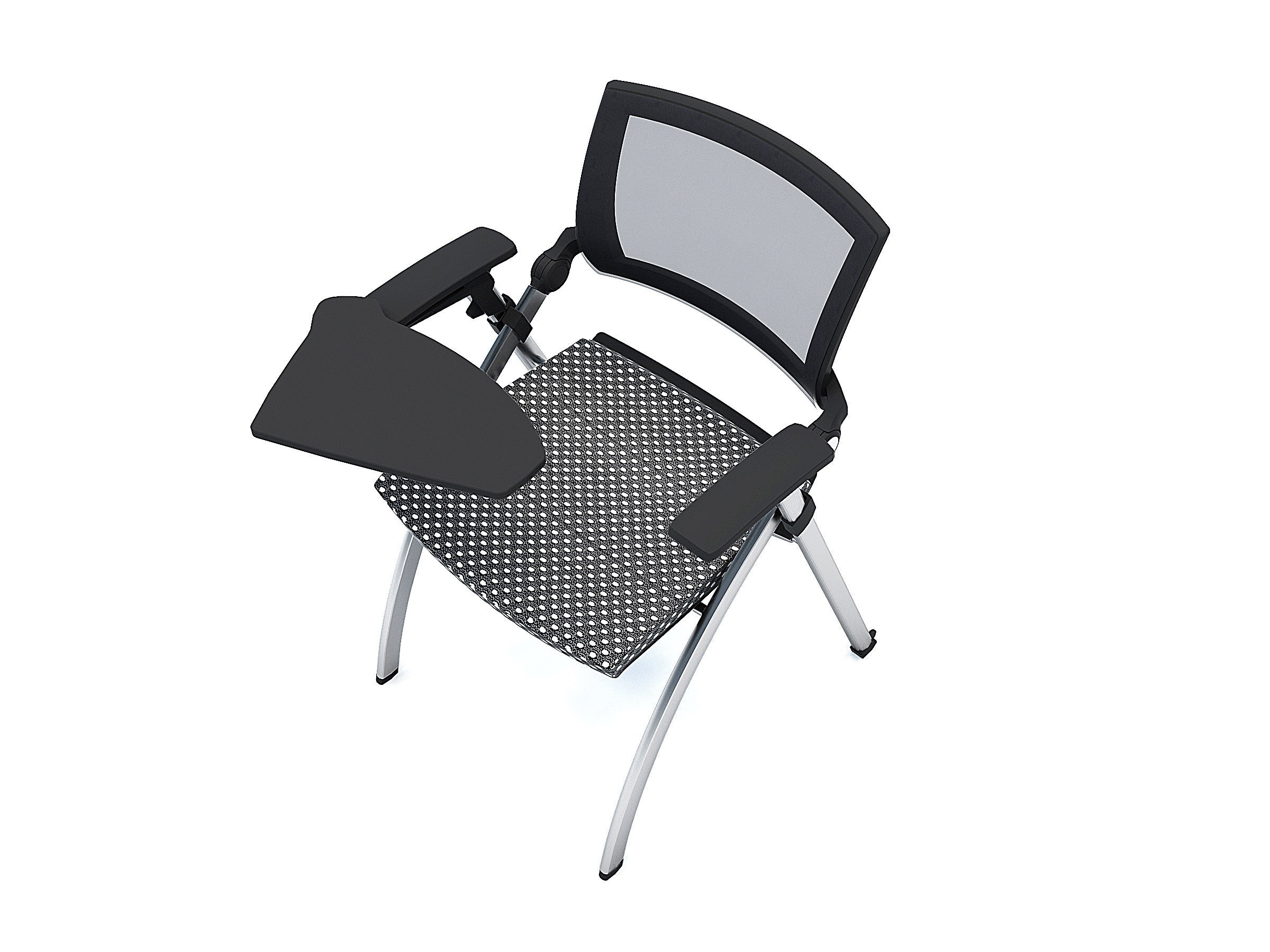 现代办公培训教室椅3d模型下载