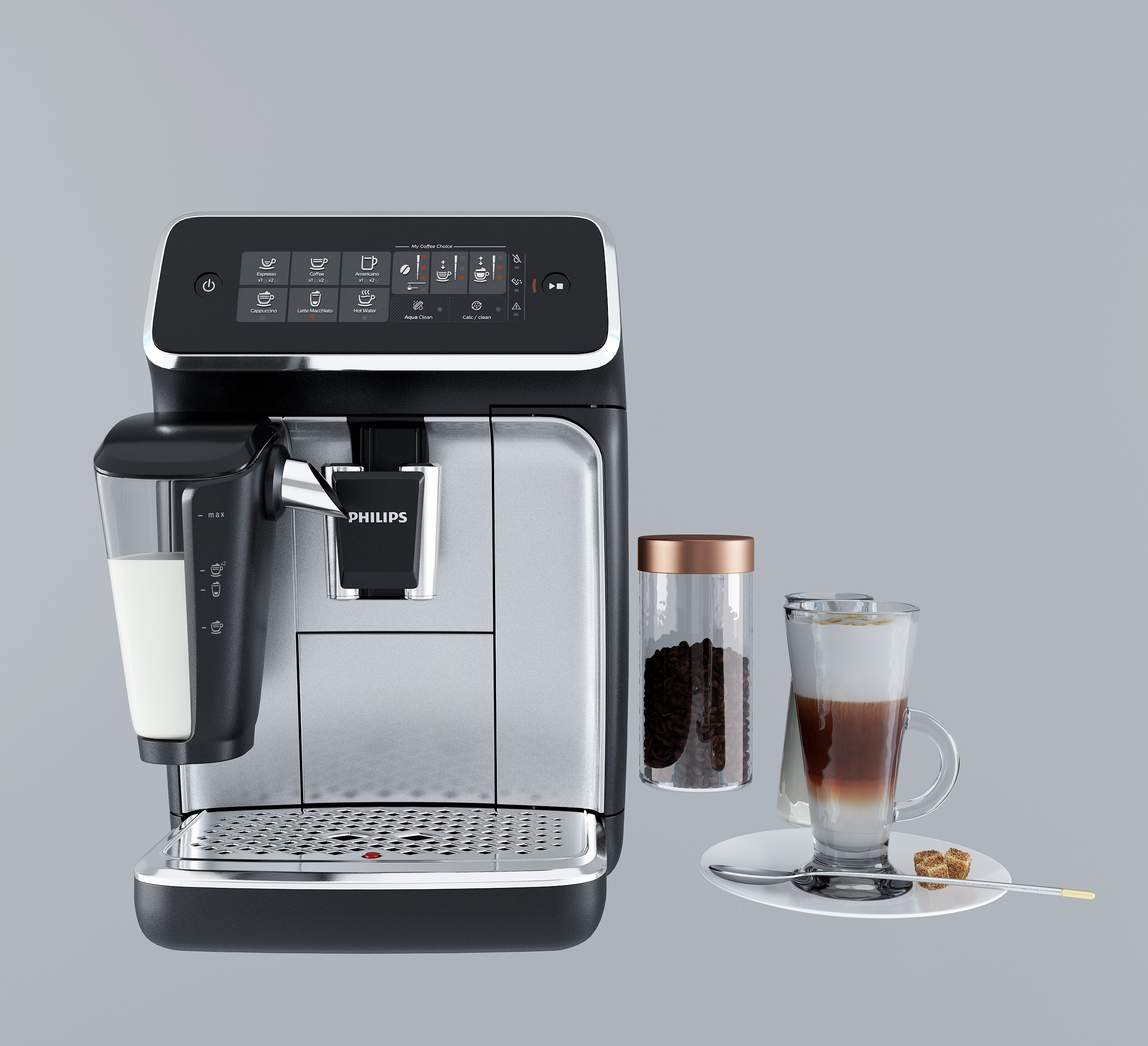 现代咖啡机3d模型下载