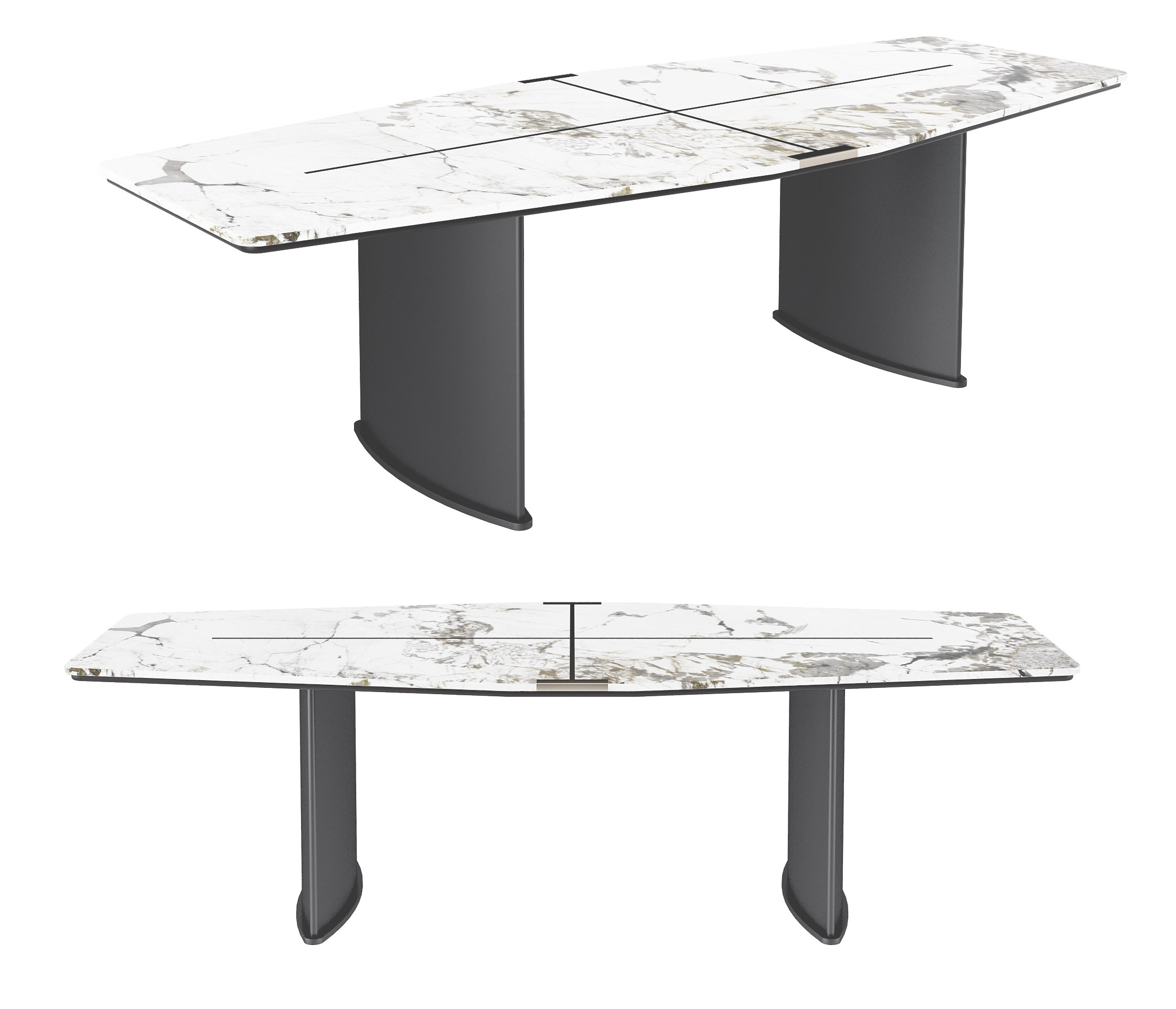 现代大理石餐桌 3d模型下载