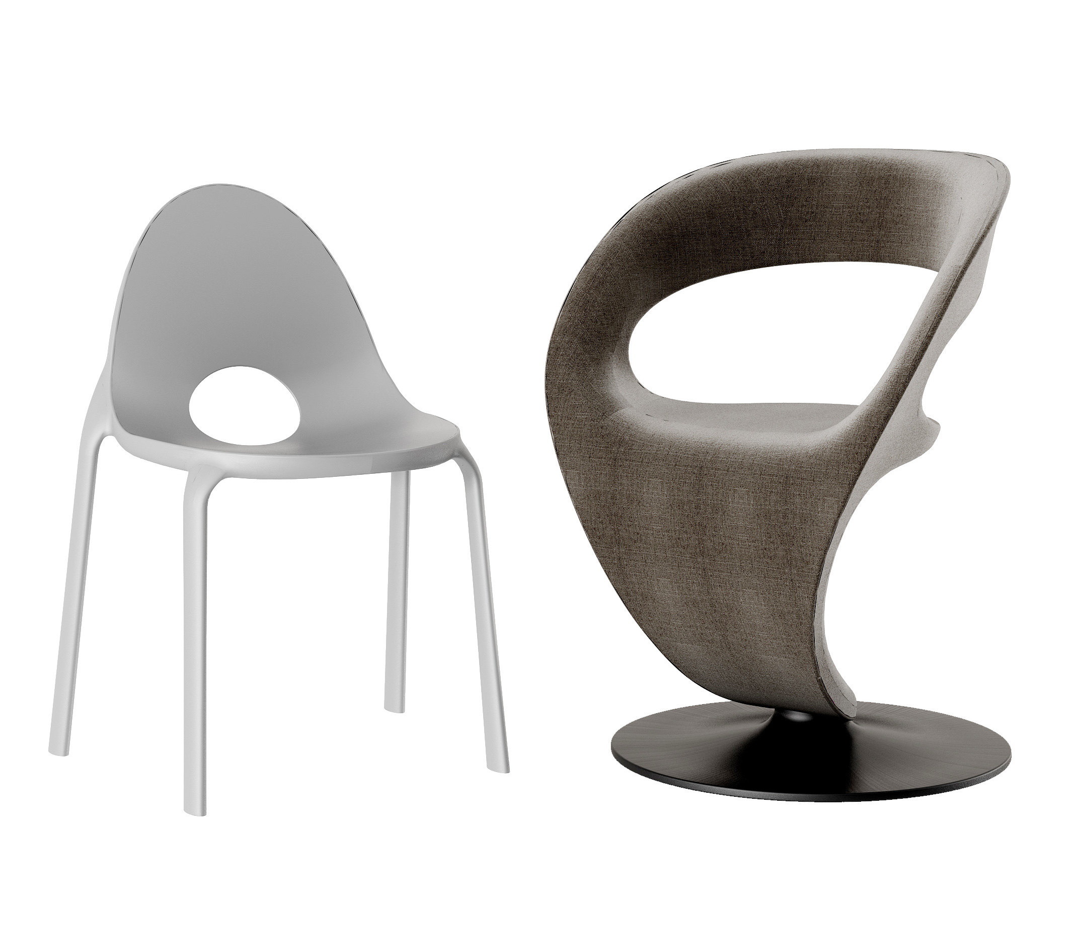 现代餐椅  异形座椅3d模型下载