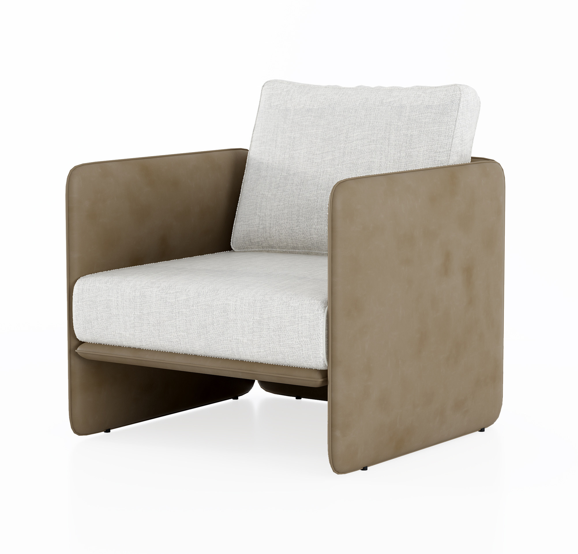 现代单人休闲沙发3d模型下载