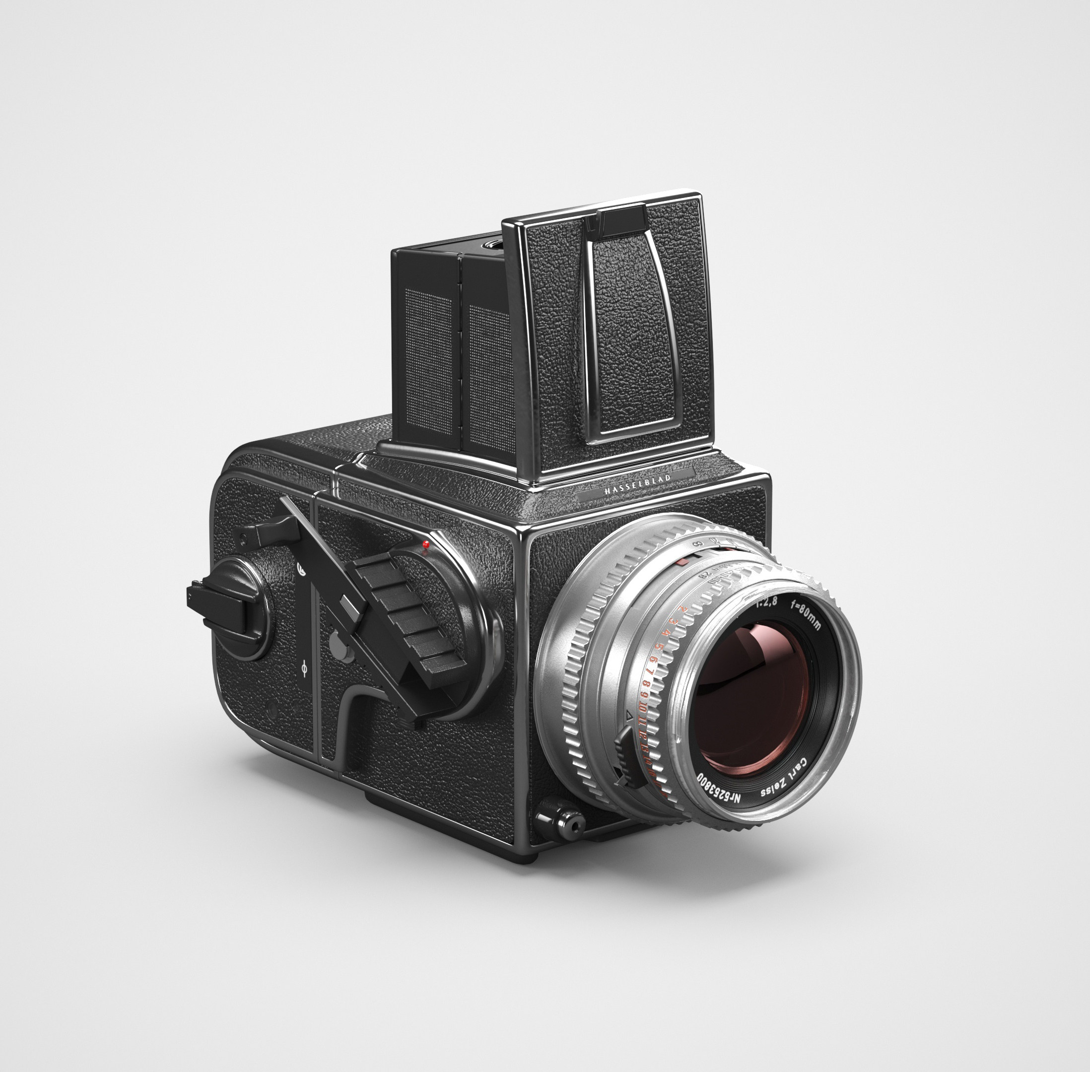 现代哈苏老式相机3d模型下载