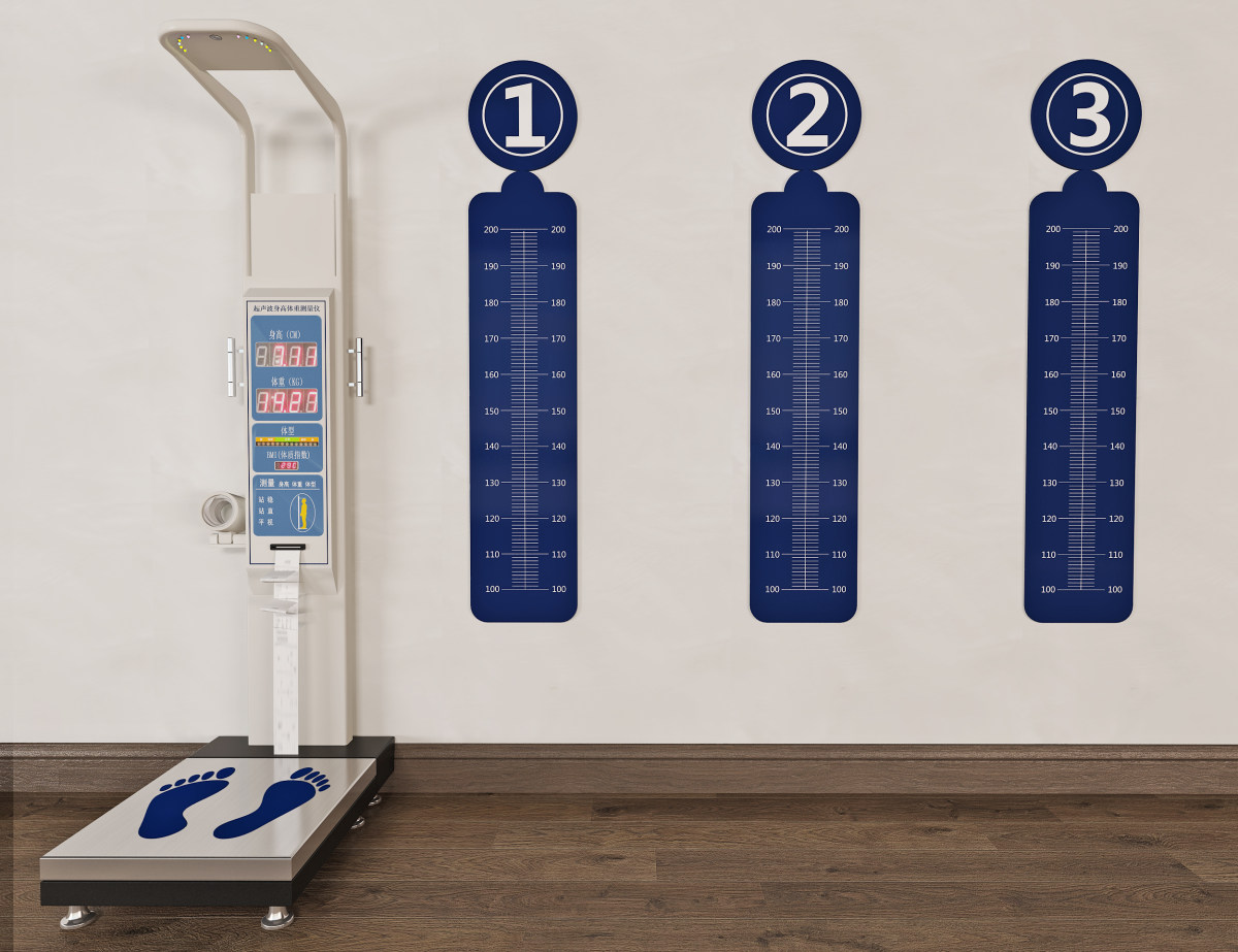 身高体重秤就是自动测量身高体重，测量结果打印，语音，上传电脑-阿里巴巴