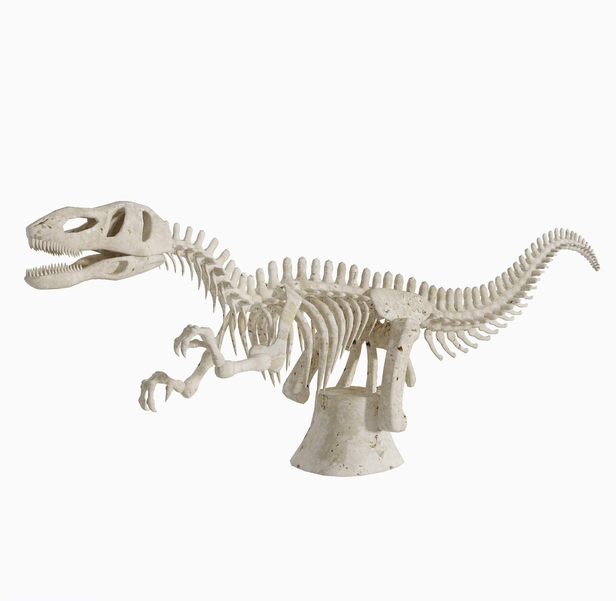 现代恐龙骨架3d模型下载
