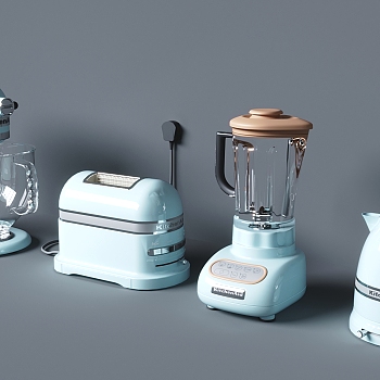 Kitchen Aid 厨房电器3d模型下载