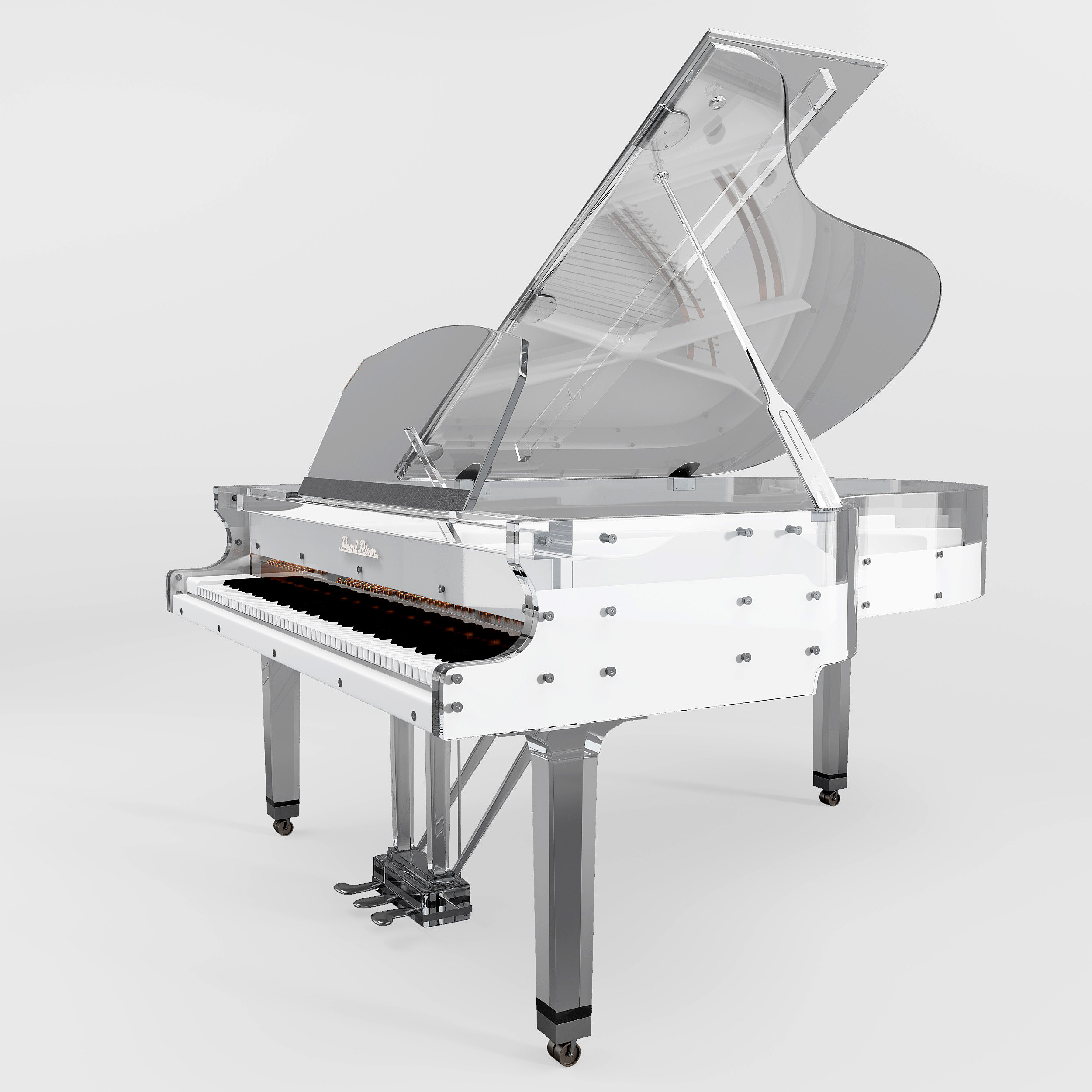 现代钢琴 3d模型下载