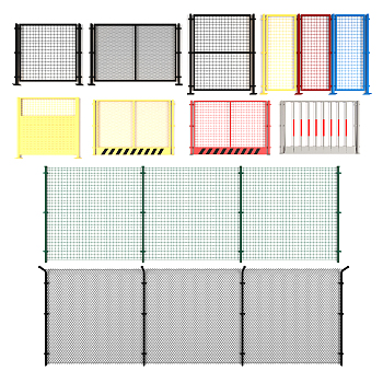 工业LOFT铁丝护栏 3d模型下载