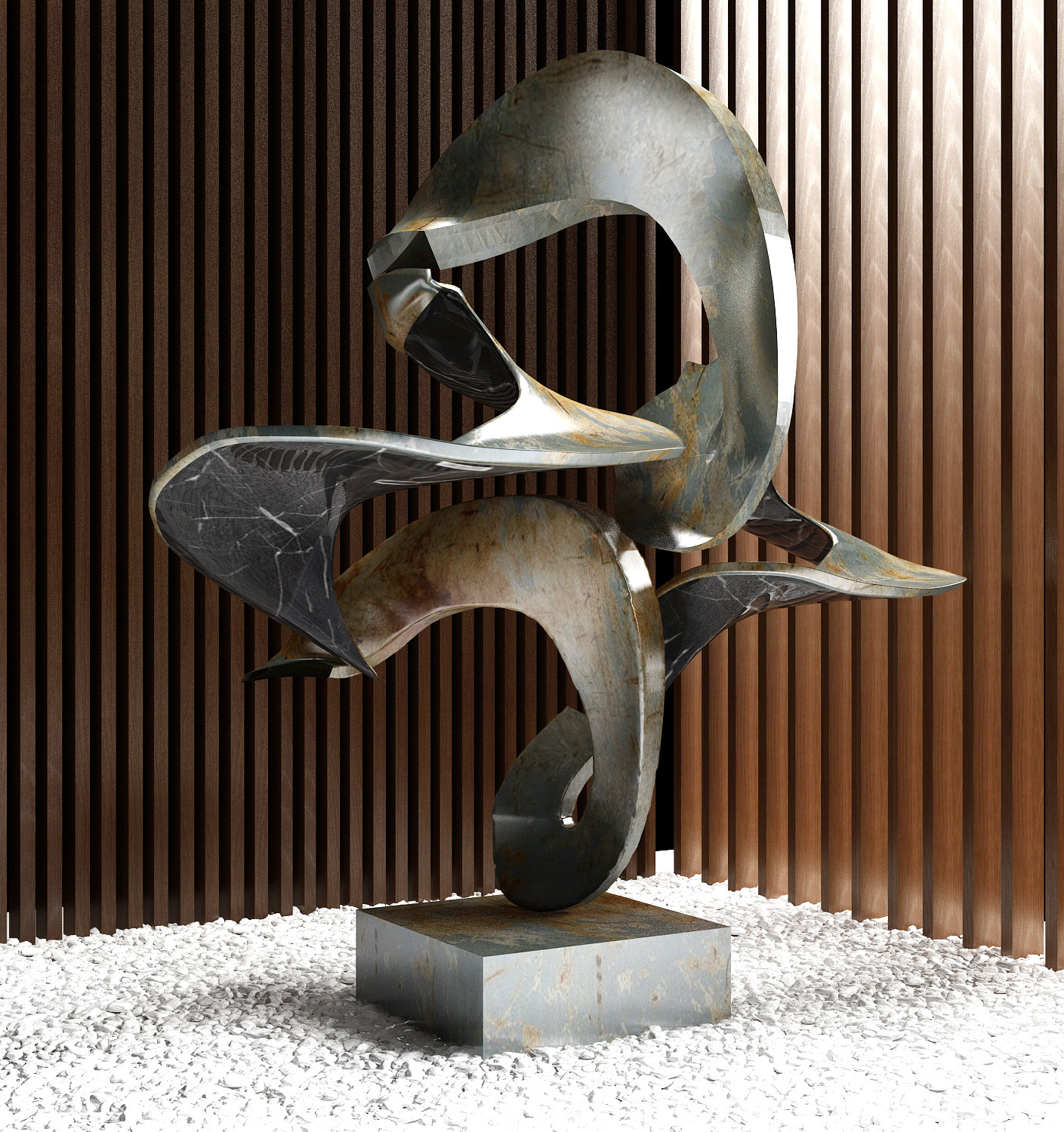 现代异形雕塑雕像摆台摆件艺术品3d模型下载