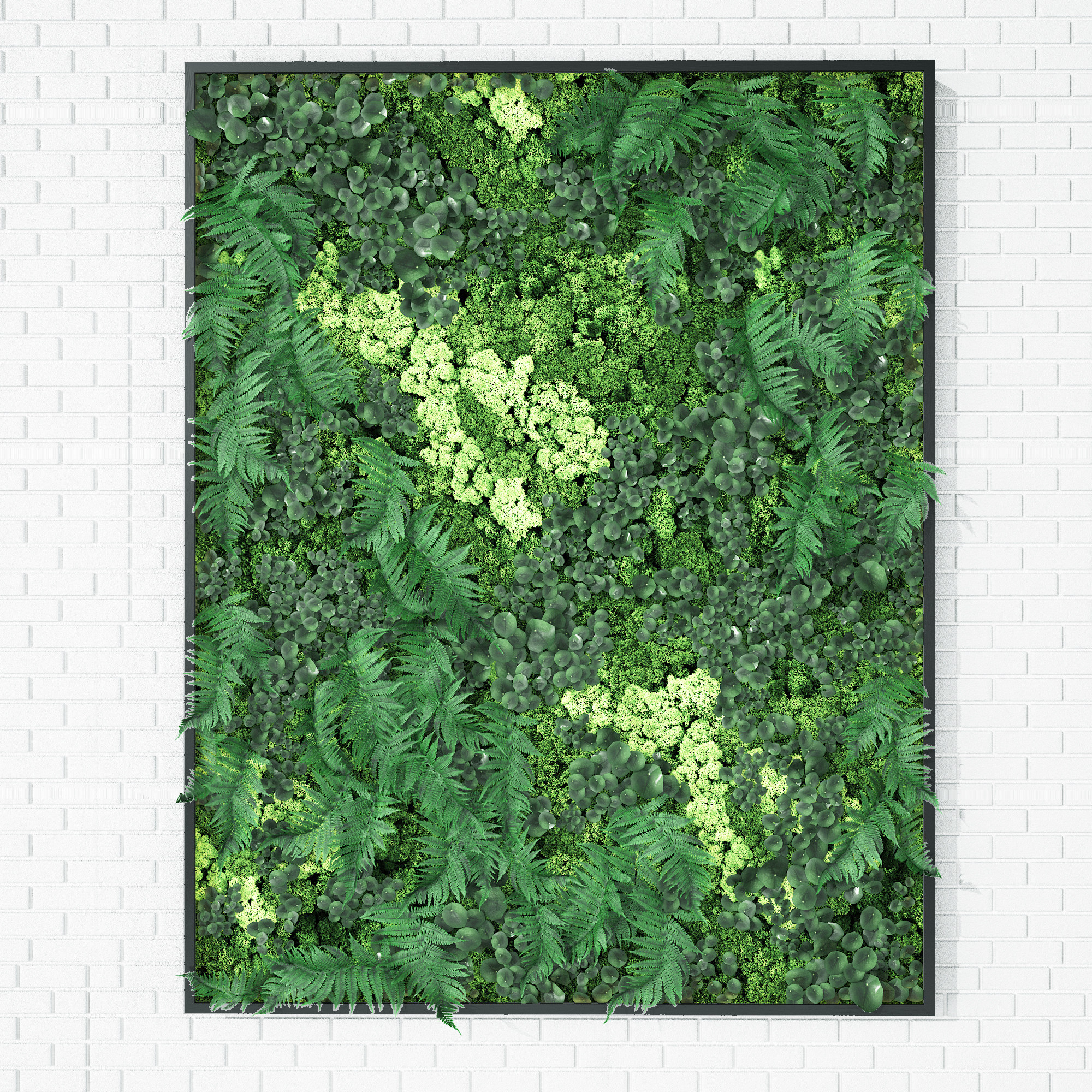 植物墙,绿植背景墙，3d模型下载