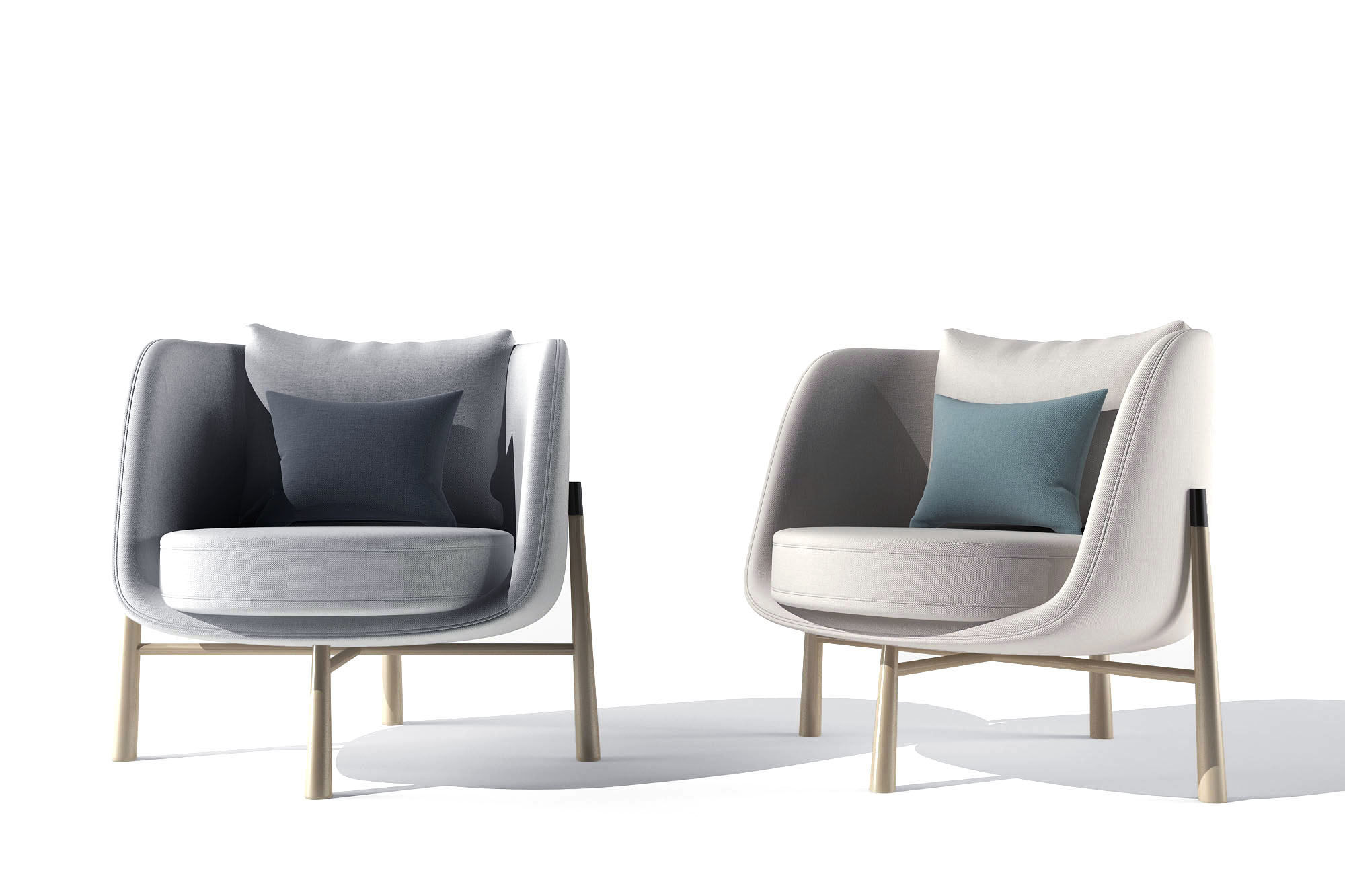 现代休闲椅，椅子单人沙发3d模型下载