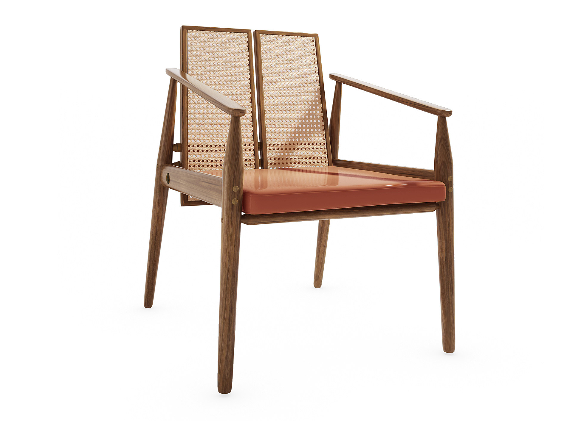 东南亚藤编编织休闲椅子，餐椅，椅子3d模型下载