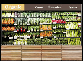 商场蔬菜货架，果树生鲜超市，货架展架3d模型下载