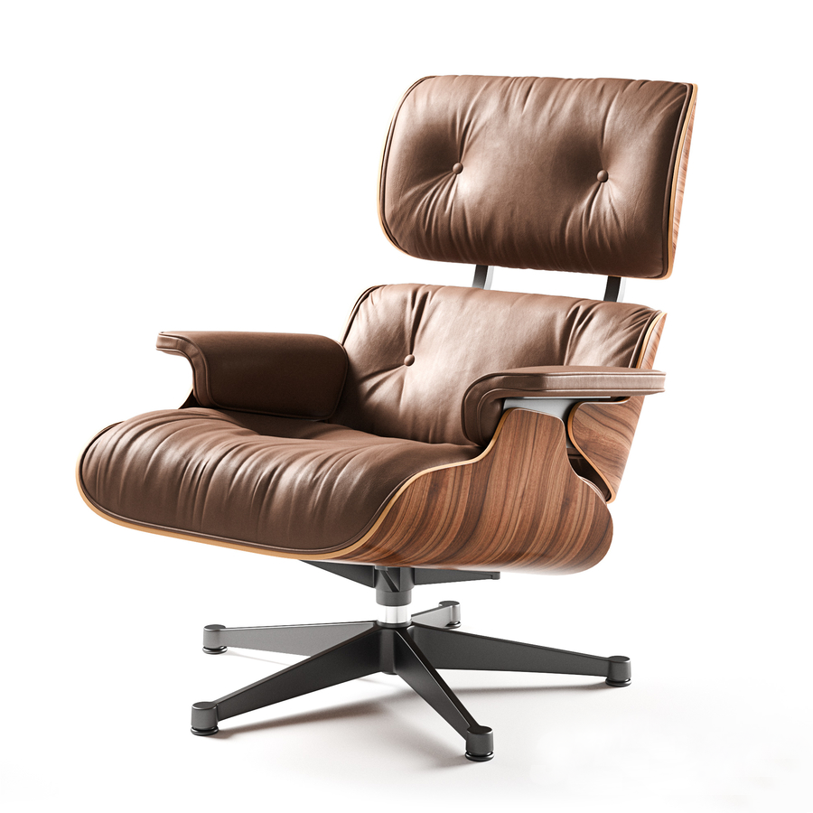 Vitra Eames休闲椅，办公椅3d模型下载