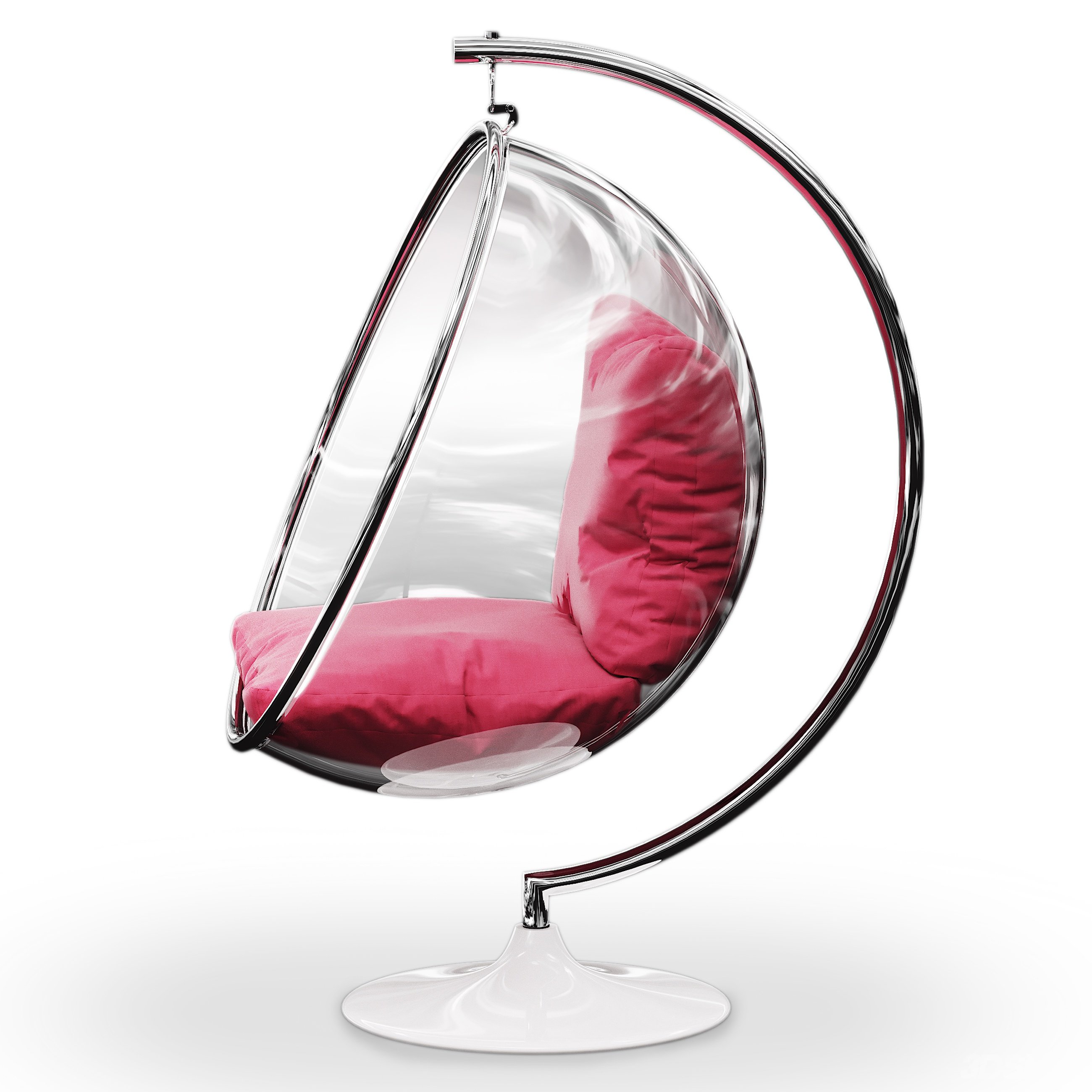透明亚克力玻璃吊椅3d模型下载