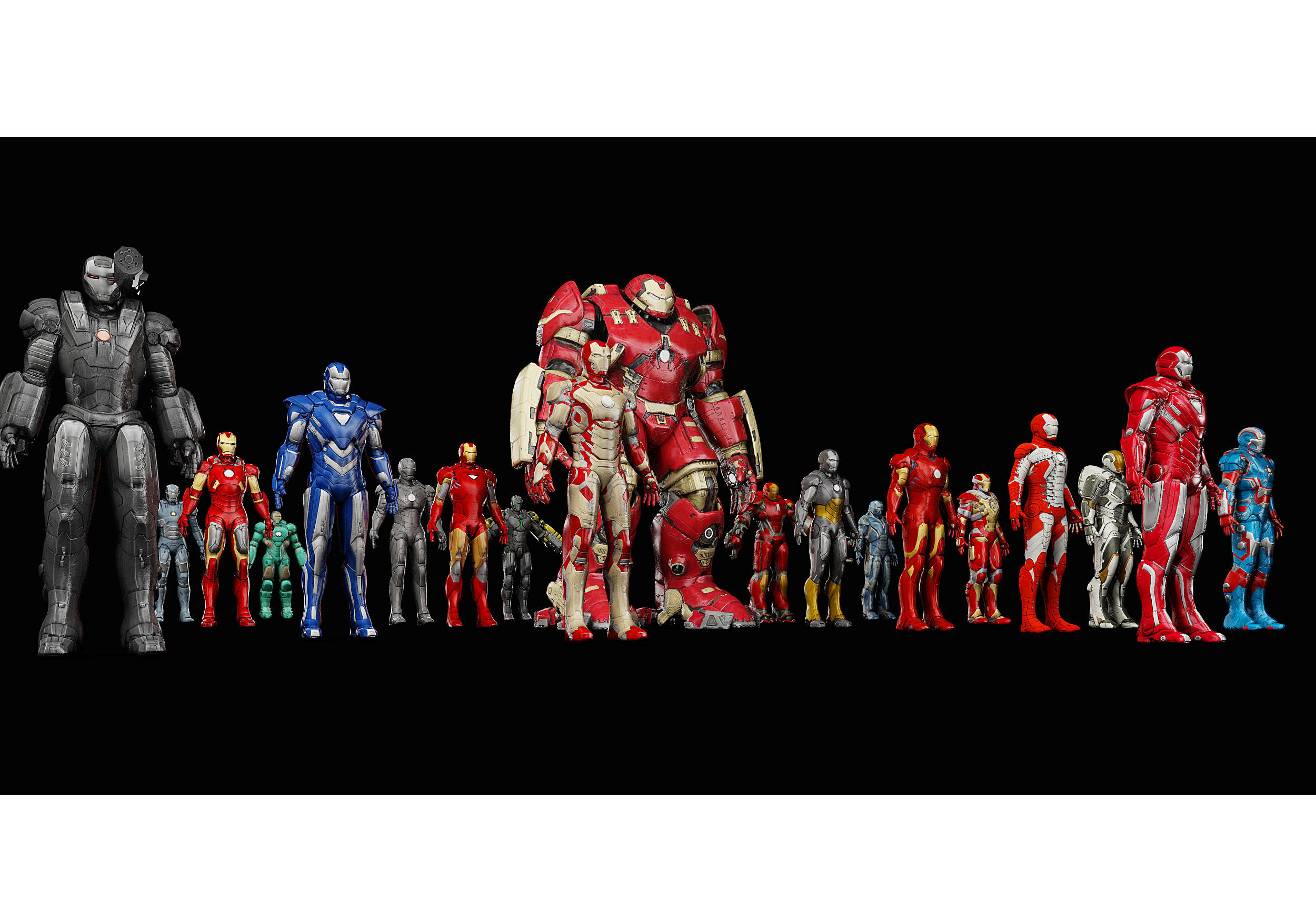 现代钢铁侠复仇者联盟机器人儿童玩具3d模型下载