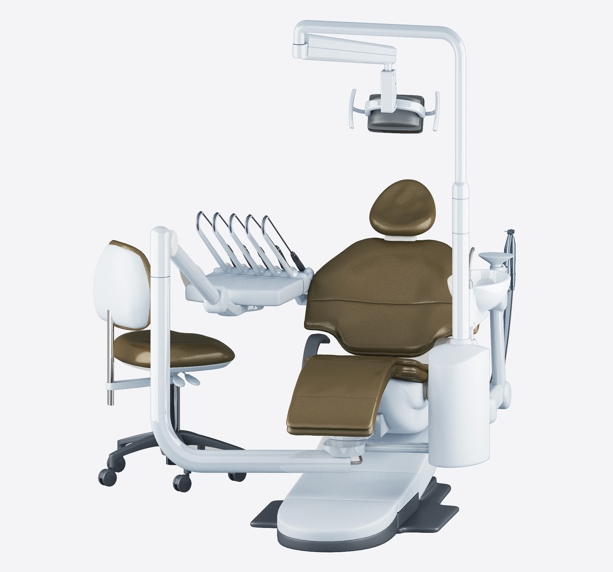 现代医用牙科诊疗椅3d模型下载