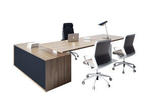 现代办公桌椅3d模型下载