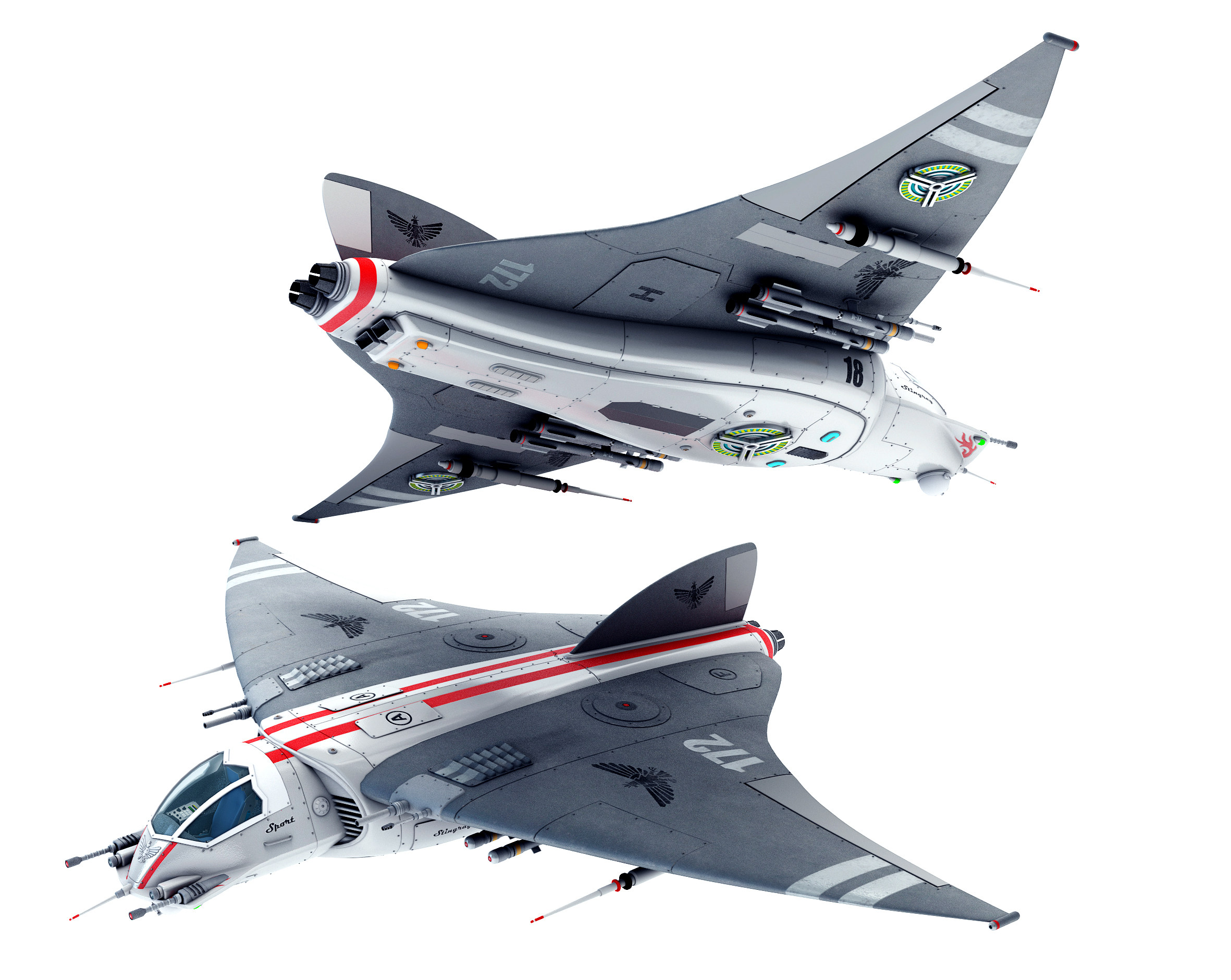 现代战斗机3d模型下载